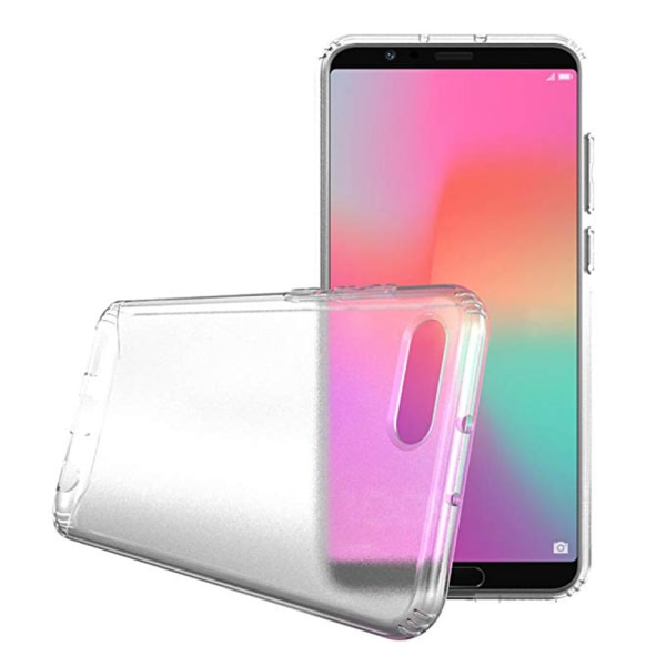 Silikonikotelo - Huawei Honor 10 Transparent/Genomskinlig