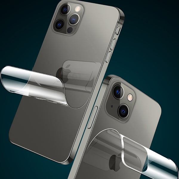 iPhone 13 Pro Max Baksida Hydrogel Skärmskydd 0,3mm Transparent/Genomskinlig