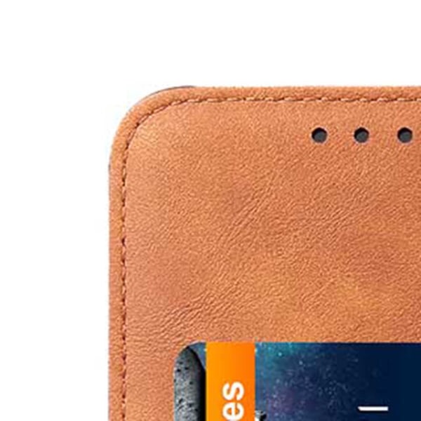 Professionelt LEMAN Wallet Cover - iPhone 11 Pro Max Röd