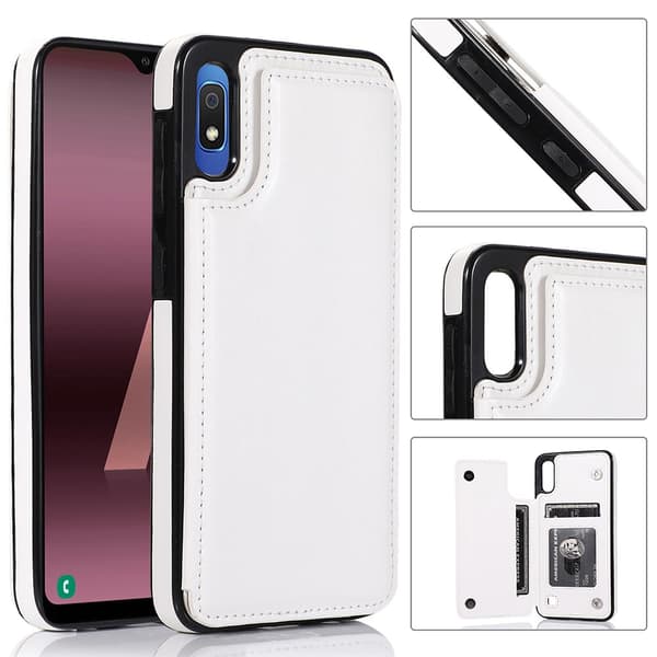 Skal med Kortfack - Samsung Galaxy A10 Svart