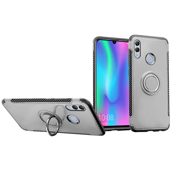 Stilrent Skal med Ringhållare - Huawei P Smart 2019 Mörkblå