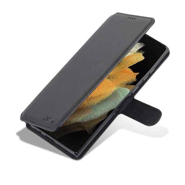 Samsung Galaxy S22 Ultra - Gjennomtenkt lommebokdeksel Brun
