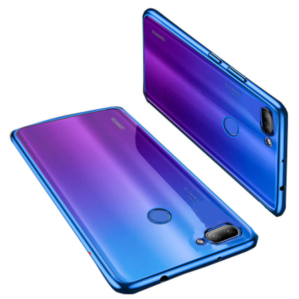 Huawei P Smart 2018 - Eksklusivt silikone beskyttelsescover Röd