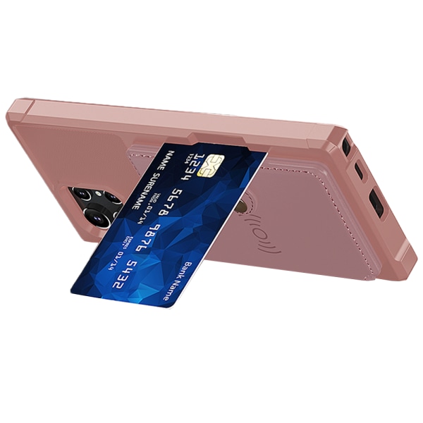 Samsung Galaxy S23 Ultra - Cover Card holder Röd