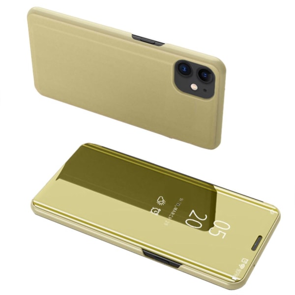 iPhone 12 - Elegant Praktiskt LEMAN Fodral Guld