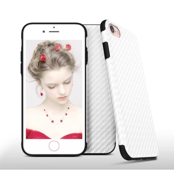 Elegant Stilrent FLOVEME skal till iPhone 8 (ORIGINAL) Vit