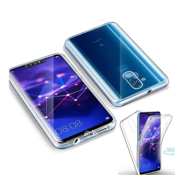 Stötdämpande Dubbel Skal i Silikon - Huawei Mate 20 Lite Guld