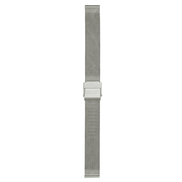Professionelt slidstærkt rustfrit stål urrem Silver 22MM