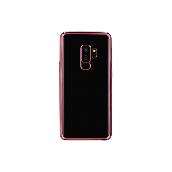 Effektivt deksel i myk silikon til Samsung Galaxy S9+ Röd