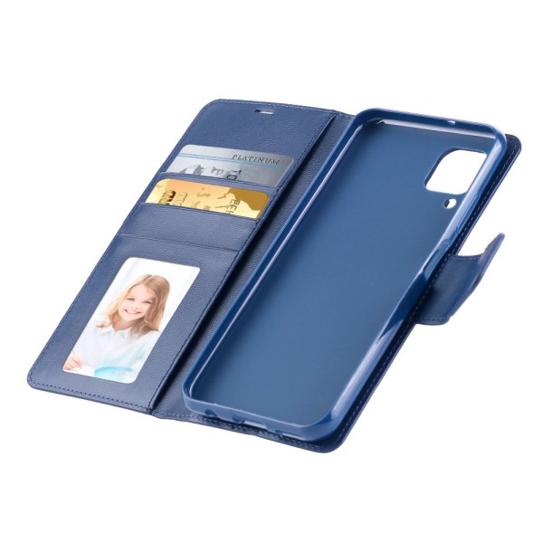 Samsung Galaxy A42 - Effektfullt Exklusivt Plånboksfodral Marinblå