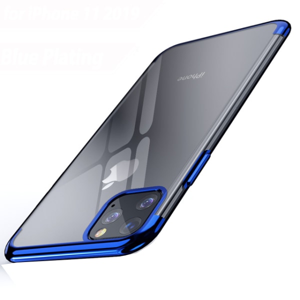 iPhone 11 Pro - Stilfuldt ultratyndt silikonetui (FLOVEME) Blå