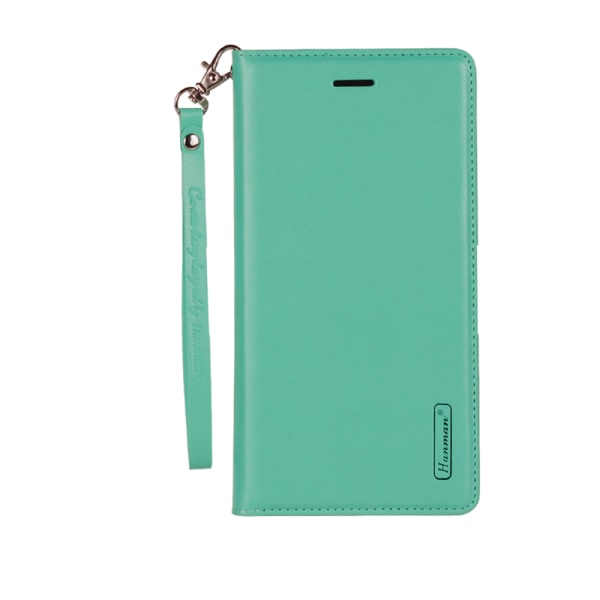 Smart og stilig deksel med lommebok til iPhone 7 Plus Rosaröd