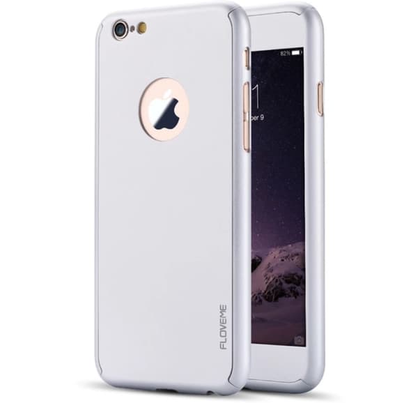 Praktiskt Skyddsfodral för iPhone 6/6S PLUS (Fram och bak) Grå
