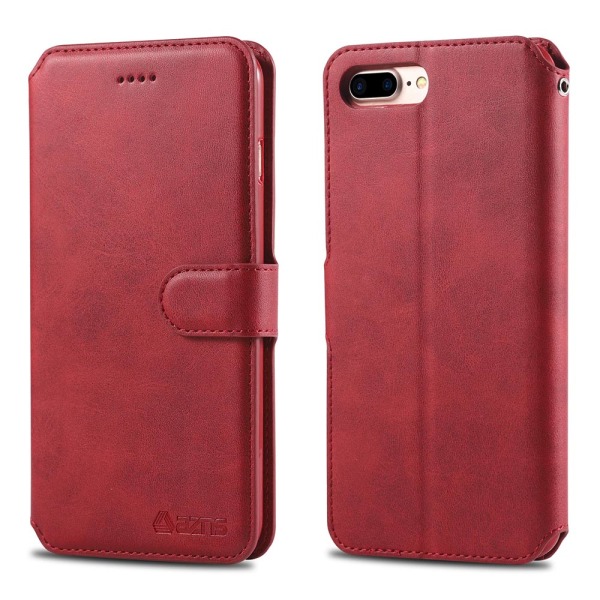 iPhone 7 Plus - Professionelt Yazunshi Wallet Cover Svart