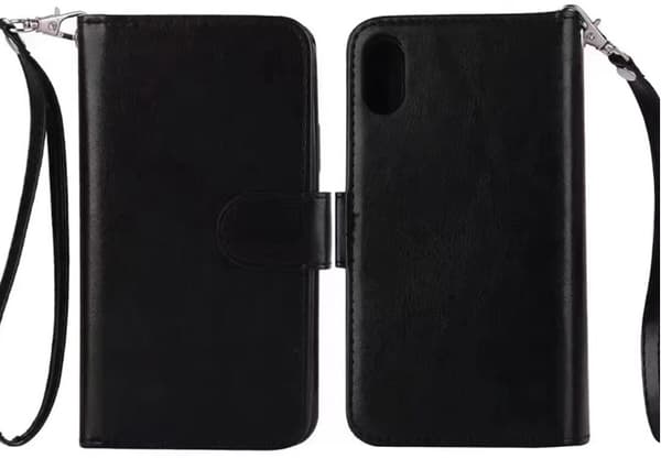 Stilrent Plånboksfodral för iPhone X/XS Röd
