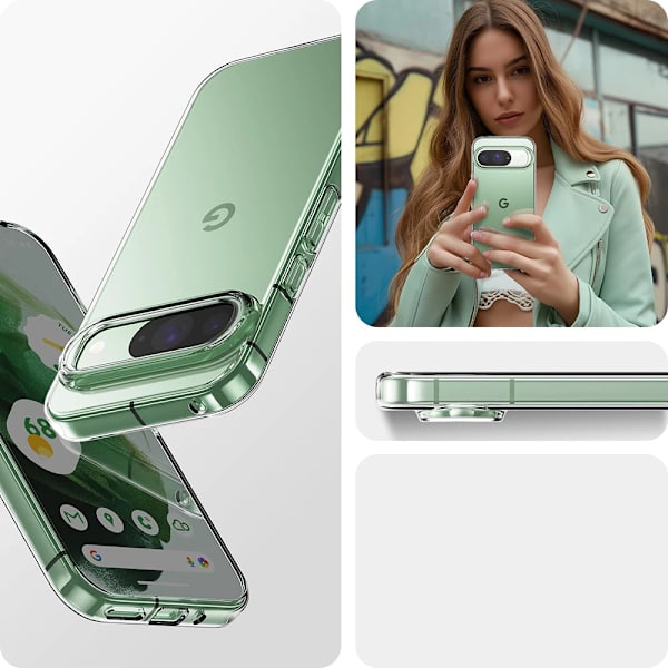 Google Pixel 8 - Stilrent Ultra Tunt Silikonskal