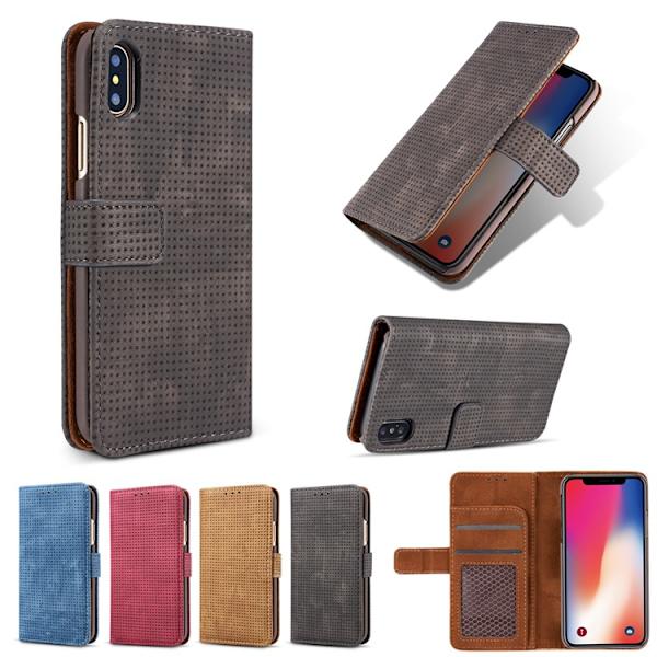 iPhone X/XS Exklusivt Fodral (Vintage Mesh) Brun