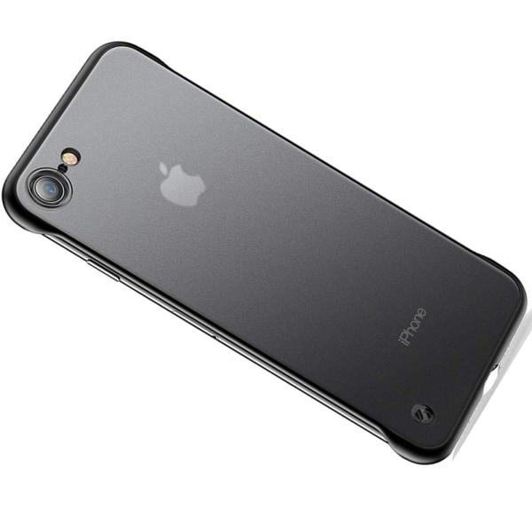 iPhone 7 - Stilig ultratynt beskyttelsesdeksel Svart