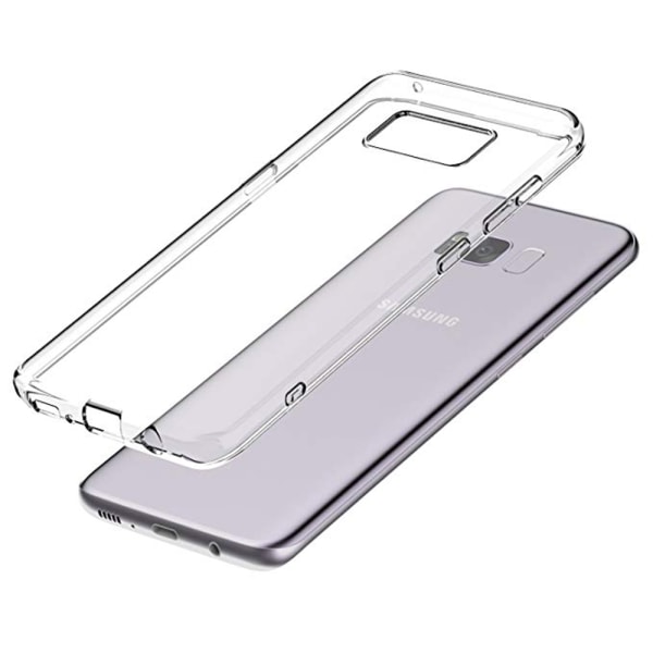 Silikonskal - Samsung Galaxy S8 Plus Transparent/Genomskinlig