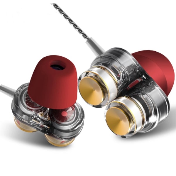 LongsDom Dual-core In-ear Genomskinlig