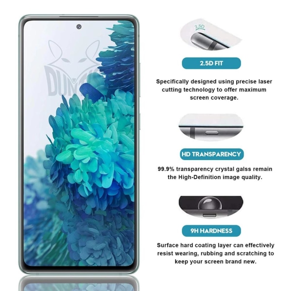 3-PACK Samsung Galaxy Note 20 Ultra skærmbeskytter fuld lim 0,2 mm Svart