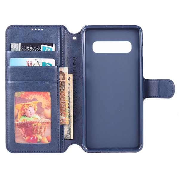 Samsung Galaxy S10 Plus - Plånboksfodral Brun Brun