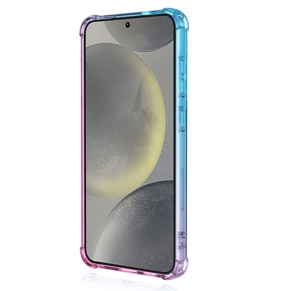 Samsung Galaxy S25 Plus - Smart & Slitstarkt Silikonskal Blå/Rosa