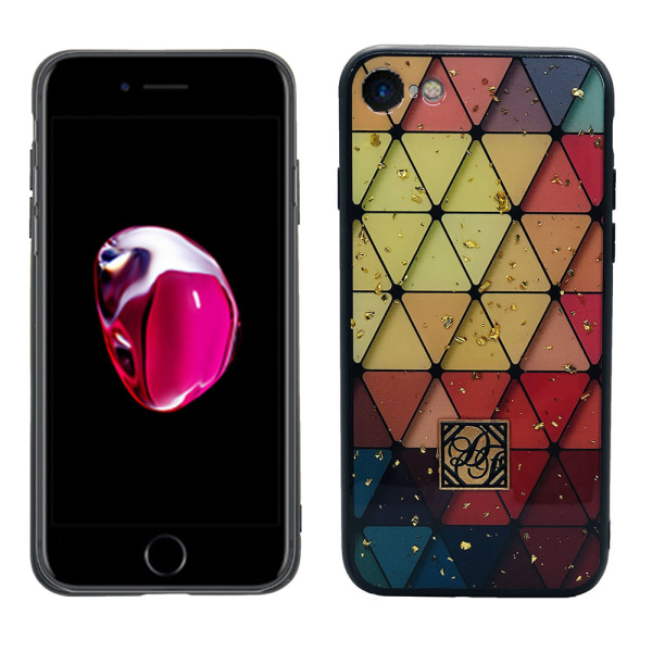 iPhone 8 - Elegant Skyddsskal Flerfärgad