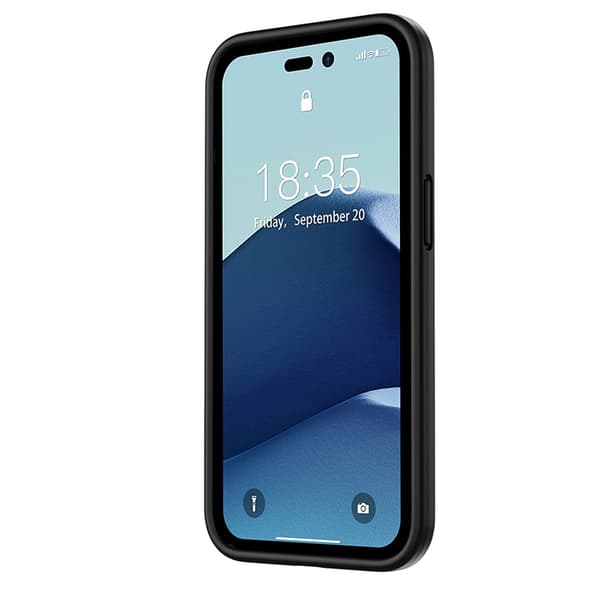 iPhone 16 Plus Silikonskal  Minimalistisk design i svart