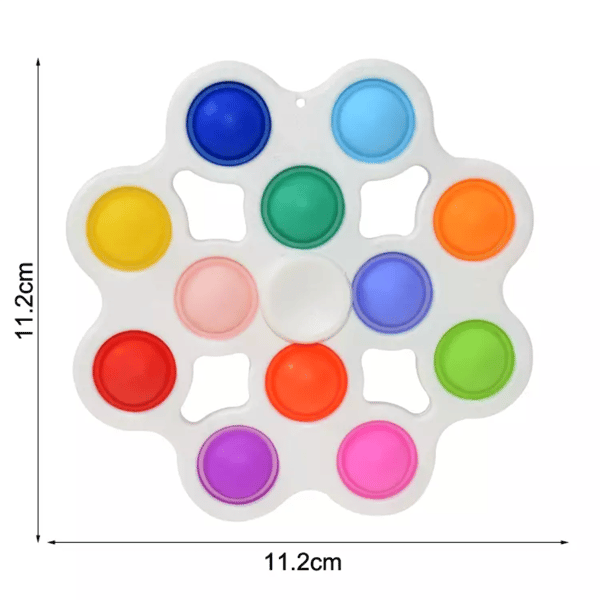 Fidget Toy / Fidget Leksak / Pop It / Simple Dimple Svart
