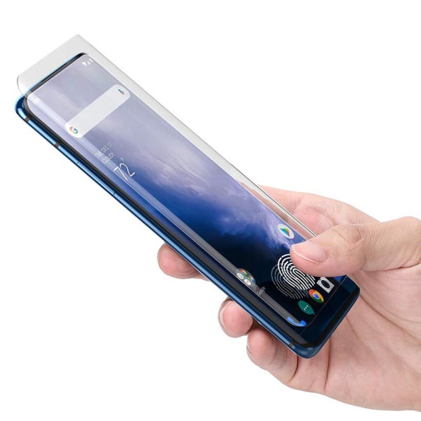 3-PAKK OnePlus 7 Pro Skjermbeskytter 3D 0,3 mm Transparent/Genomskinlig