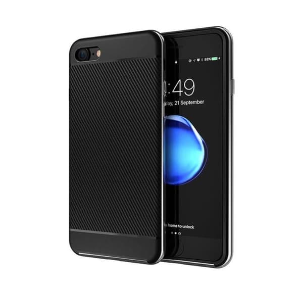 iPhone 7 - Stilrent Stötdämpande skal - DUBBELT SKYDD Grå