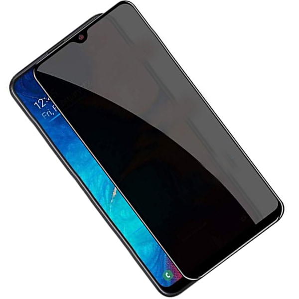 Samsung A20e Anti-Spy 2.5D Skärmskydd Ram 9H Svart Svart