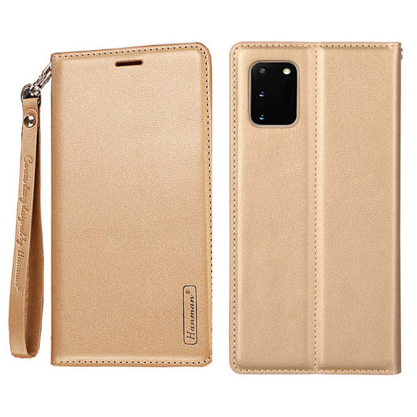 Samsung Galaxy S20 - Eksklusivt Hanman Wallet Cover Guld