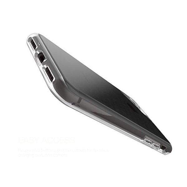 iPhone 7 Plus - Skyddande Silikonskal Transparent/Genomskinlig