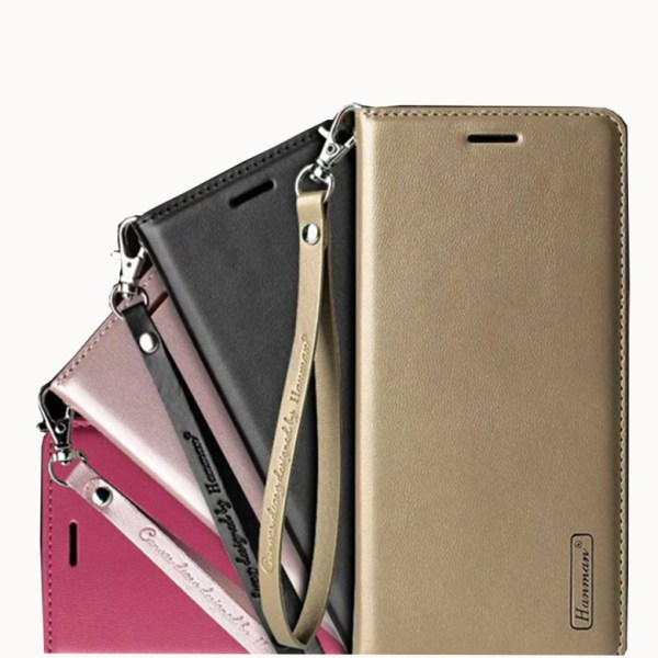 Elegant Smooth Wallet Case (Hanman) - Huawei P30 Roséguld