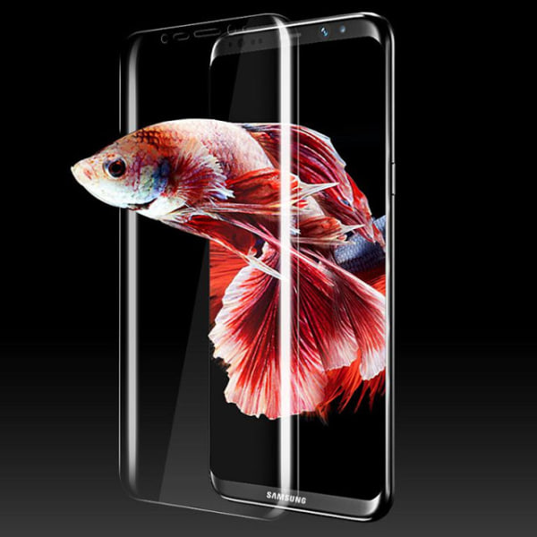 Samsung Galaxy S8+ (2-PACK) ProGuard EXXO -näytönsuoja kehyksellä Genomskinlig Genomskinlig