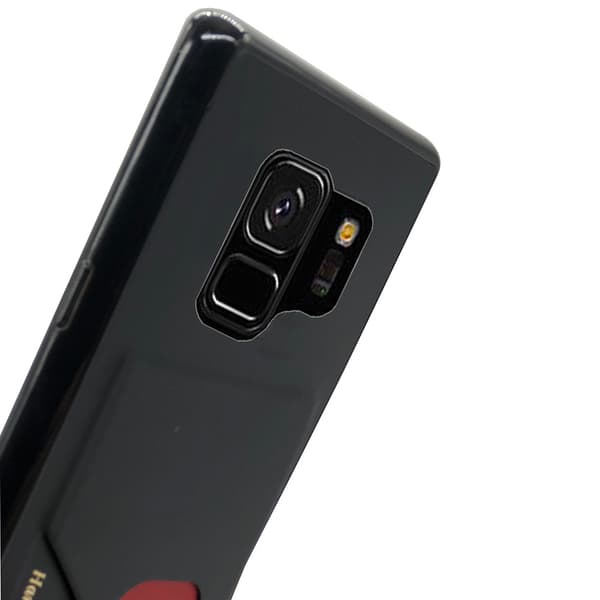 Samsung Galaxy S9 - Skal med Kortfack Grå Grå