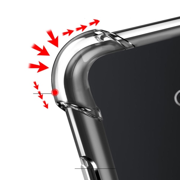 Samsung Galaxy S21 Ultra - Gennemtænkt beskyttelsescover med tykke hjørner Transparent/Genomskinlig