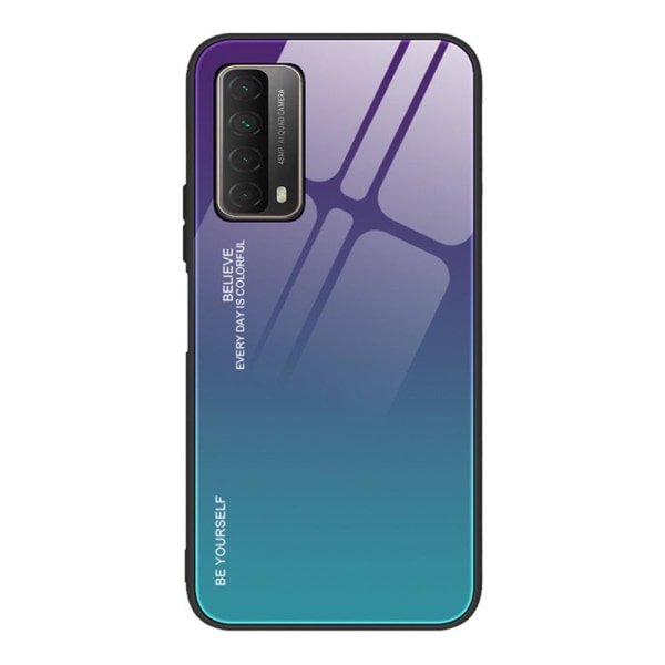 Huawei P Smart 2021 - Elegant NKOBEE-deksel Blå/Rosa