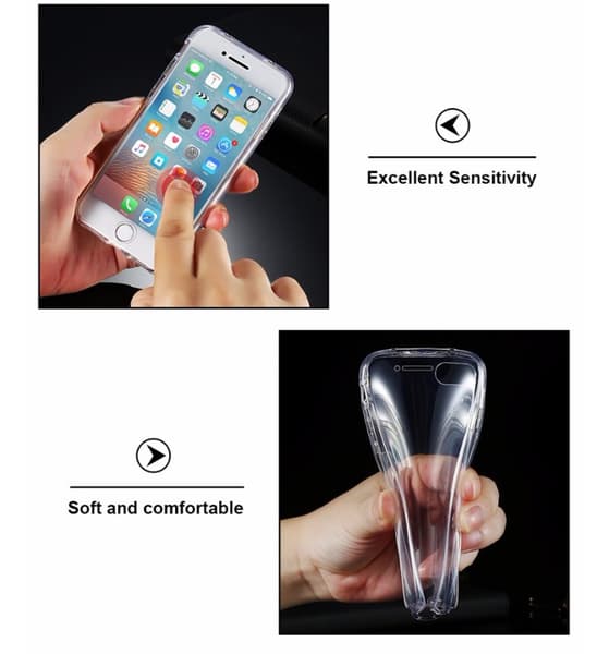 Smart Touch-Skal av Silikon från North - iPhone 8 Rosa