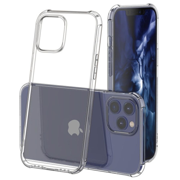 iPhone 12 Pro – kestävä suojakuori silikonista (Floveme) Transparent/Genomskinlig