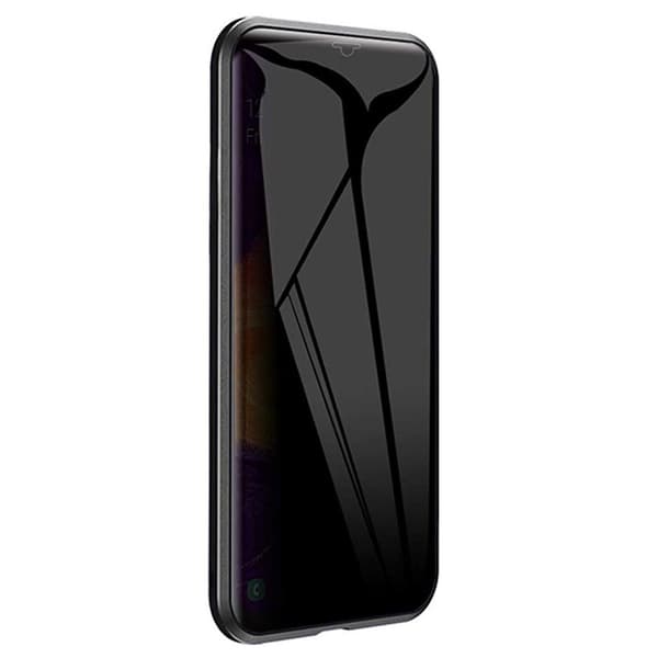 Samsung Galaxy A20E - Stilfuldt dobbelt magnetisk cover Blå