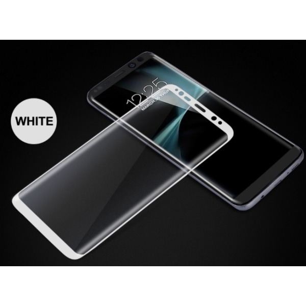 Samsung Galaxy S8+ - ProGuard EXXO skærmbeskytter med ramme (HD) Vit Vit