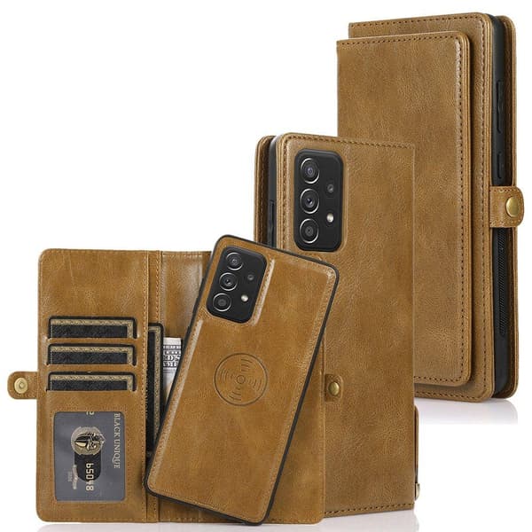 Samsung Galaxy A72 - Professional 2-1 Wallet Case Roséguld