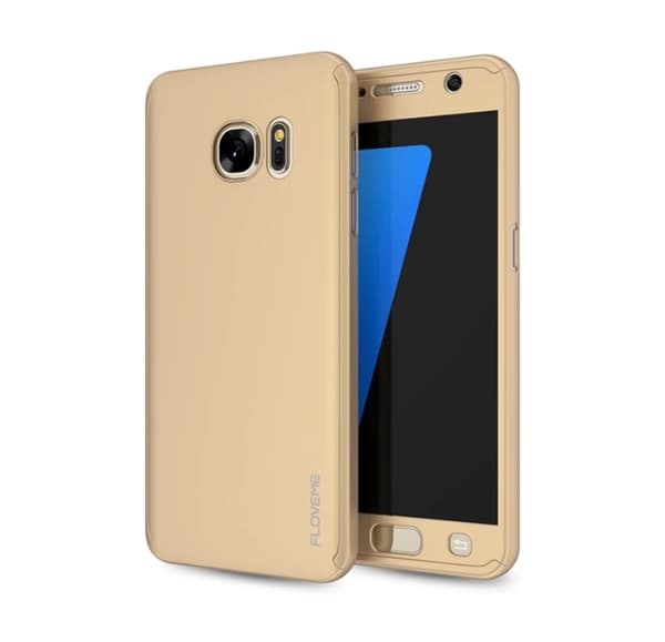 Dubbelsidigt Skal - Samsung Galaxy S7 Edge Grå