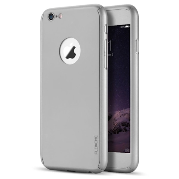 Praktiskt Skyddsfodral för iPhone 6/6S PLUS (Fram och bak) Grå