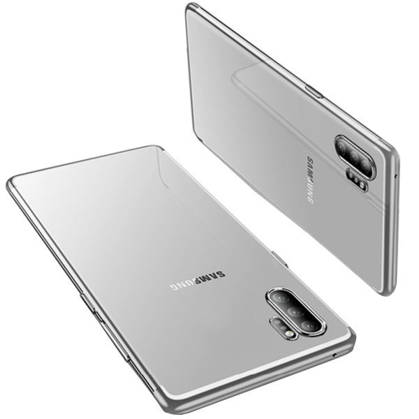 Elegant silikonebeskyttelsescover - Samsung Galaxy Note 10+ Silver