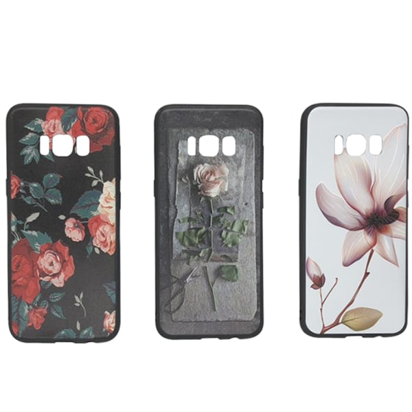 Floral beskyttelsesdeksler til Samsung Galaxy S8 Plus 6