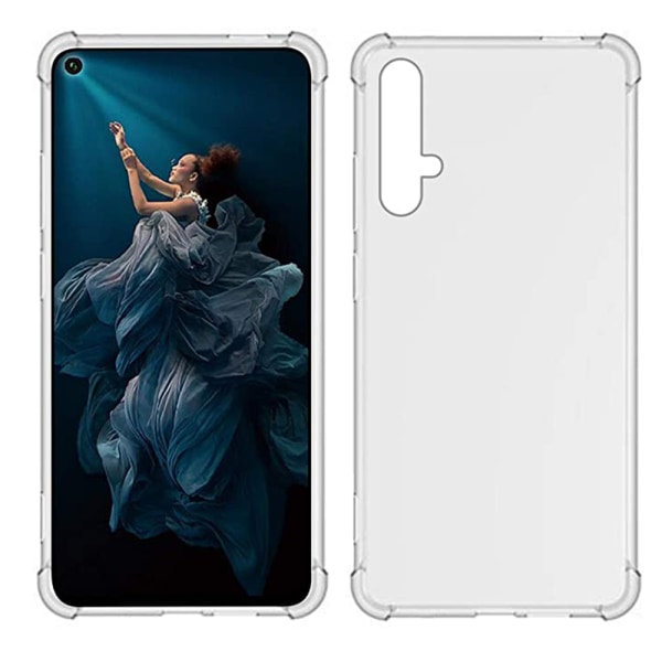 Huawei Nova 5T - St�tt�ligt Silikonskal Transparent/Genomskinlig